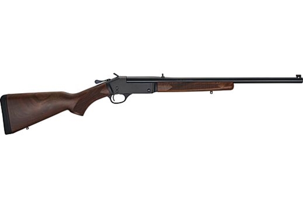 Picture of Henry H015360bh Single Shot  Full Size 360 Buckhammer 1Rd 22" Blued Single Shot Barrel, Blued Drilled & Tapped Stainless Steel Receiver, American Walnut Stock, Right Hand H015-360BH