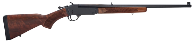 Picture of  Henry H015y243 Single Shot  Youth 243 Win 1Rd 22" Blued Steel Barrel, Blued Steel Receiver, American Walnut Stock, Right Hand