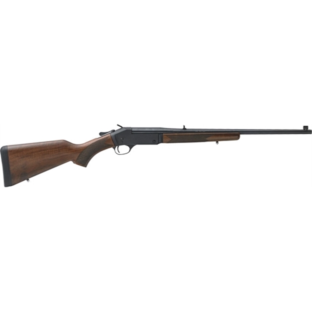 Picture of  Henry H0154570 Single Shot  45-70 Gov Caliber With 1Rd Capacity, 22" Barrel, Overall Blued Metal Finish & American Walnut Stock, Right Hand (Full Size) 619835400055