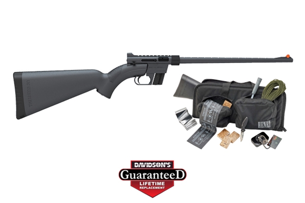 Picture of Henry Survival Semi Auto Rifle  22 LR Survival Package 16.125" 8Rd Blk Syn Stk H002BSGB 619835002037