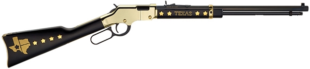 Picture of  Henry H004tx Golden Boy Texas Tribute Full Size 22 Short, 22 Long, 22 Lr, 16 Lr/21 Short, 20" Blued Barrel, Brasslite Metal Finish & American Walnut Stock Right Hand