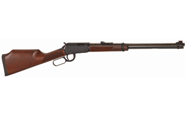 Picture of  Henry H001v Varmint Express  17 Hmr 11+1 19.25" Blued Steel Barrel, Black Steel Receiver, American Walnut Stock Right Hand