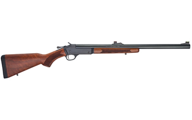 Picture of  Henry H01512s Single Shot  12 Gauge With 24" Rifled Slug Barrel, 3" Chamber, 1Rd Capacity, Blued Metal Finish & American Walnut Stock Right Hand (Full Size) 619835400222