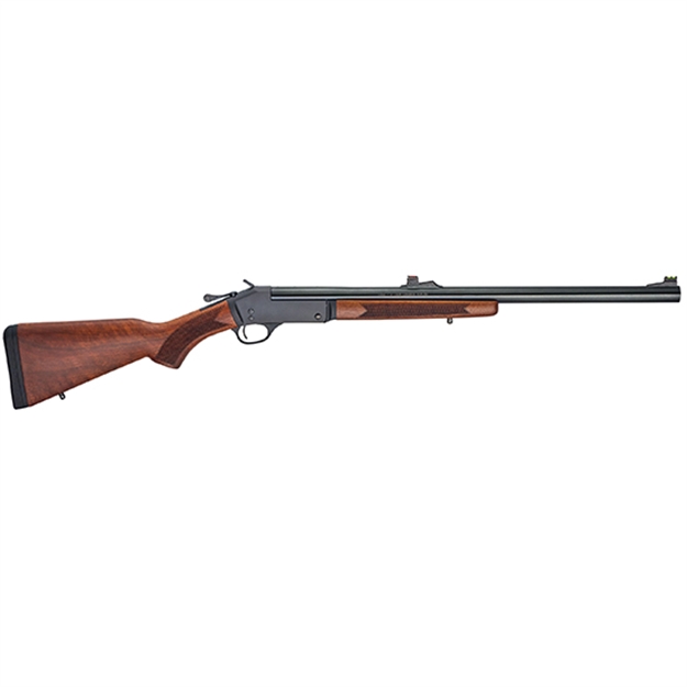 Picture of  Henry H01512s Single Shot  12 Gauge With 24" Rifled Slug Barrel, 3" Chamber, 1Rd Capacity, Blued Metal Finish & American Walnut Stock Right Hand (Full Size) 619835400222