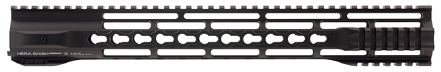 Picture of Hera 110511 Irs Ar15 Rifle Aluminum Handguard Hybrid With Keymod Black Hard Coat Anodized 15"