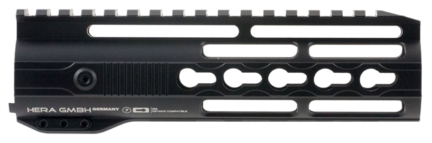 Picture of Hera 110515 Irs Ar15 Rifle Aluminum Handguard With Keymod Black Hard Coat Anodized 7"