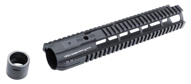 Picture of Hera 110523 Irs Ar10 Rifle Aluminum Handguard Black Hard Coat Anodized 12"