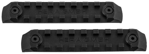 Picture of Hera 180101 Keymod Rail Panel 4" Polymer Black 2 Pack