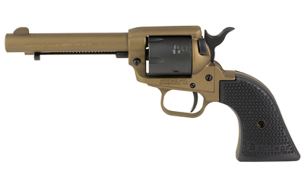 Picture of  Heritage Mfg Rr22a4 Rough Rider  22 LR 6 Shot 4.75" Burnt Bronze Cerakote Steel Barrel, Black Satin Cylinder, Burnt Bronze Cerakote Steel Frame
