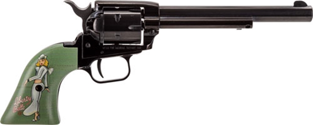 Picture of Heritage .22Lr 6" FS Blued Pinup Girl Grips (Talo) Rr22b6pinup2