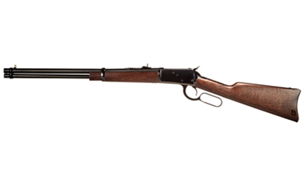 Picture of  Heritage Mfg H92357201 92 Ranch Hand 38 Special +P/357 Mag 10Rd 20" Black Oxide Steel Barrel, Black Oxide Receiver, Fixed Hardwood Stock