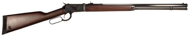 Picture of  Heritage Mfg H92357201 92 Ranch Hand 38 Special +P/357 Mag 10Rd 20" Black Oxide Steel Barrel, Black Oxide Receiver, Fixed Hardwood Stock
