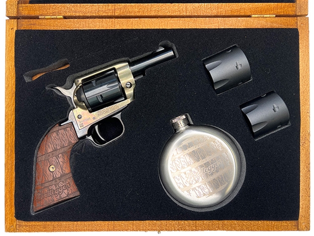 Picture of Heritage Heritage Barkeep Kit, .22Lr, 2" Barrel, Color Case, Black, Wood Grip, Flask &Amp; Shot Glasses, 6-Rd BK22CH2KIT1 727962706831