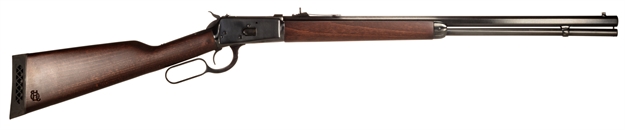 Picture of  Heritage Mfg H9204524f1 92 Ranch Hand 45 Colt (Long Colt) 12Rd 24" Black Polished Octagon Barrel, Black Polished Alloy Steel Receiver, Fixed Hardwood Stock