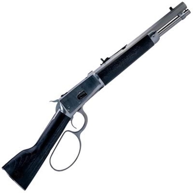Picture of  Heritage Mfg Rh9235712f9 92 Ranch Hand 38 Special +P 357 Mag 5+1 12" Stainless Octagon Barrel, Stainless Steel Receiver, Black Fixed Wood Stock