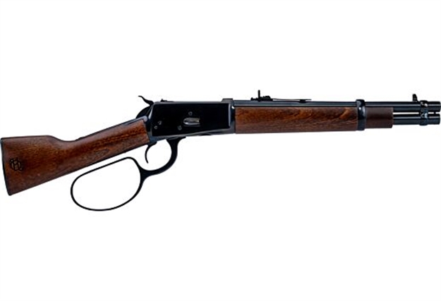 Picture of  Heritage Mfg Rh92044121 92 Ranch Hand 44 Mag 5+1 12" Black Oxide Alloy Steel Barrel, Black Oxide Alloy Steel Receiver, Hardwood Fixed Stock