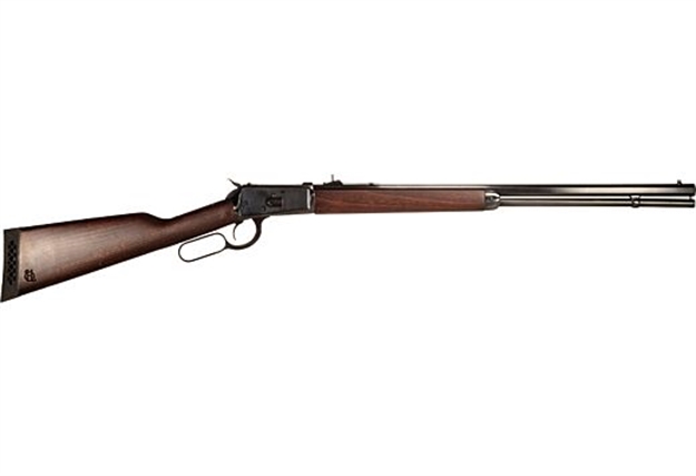 Picture of  Heritage Mfg H9235724f1 92 Ranch Hand 38 Special +P/357 Mag 12Rd 24" Black Oxide Steel Barrel, Black Oxide Receiver, Fixed Hardwood Stock