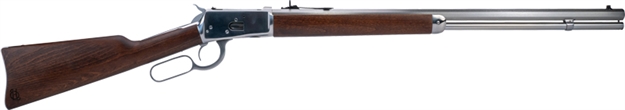 Picture of  Heritage Mfg H9235724f9 92  38 Special +P/357 Mag 12Rd 24" Stainless Polished Octagon Barrel, Stainless Polished Receiver, Fixed Hardwood Stock 727962709764