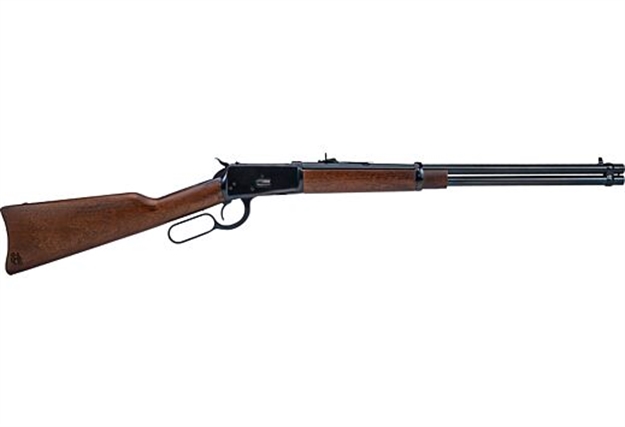 Picture of  Heritage Mfg H92044201 92 Ranch Hand 44 Mag 10Rd 20" Black Polished Steel Barrel, Black Polished Alloy Steel Receiver, Fixed Hardwood Stock