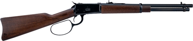 Picture of  Heritage Mfg H92044161 92 Ranch Hand 44 Mag 8Rd 16.50" Black Polished Steel Barrel, Black Polished Alloy Steel Receiver, Fixed Hardwood Stock