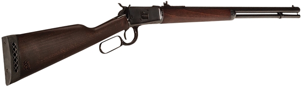 Picture of  Heritage Mfg H9235724f9 92  38 Special +P/357 Mag 12Rd 24" Stainless Polished Octagon Barrel, Stainless Polished Receiver, Fixed Hardwood Stock