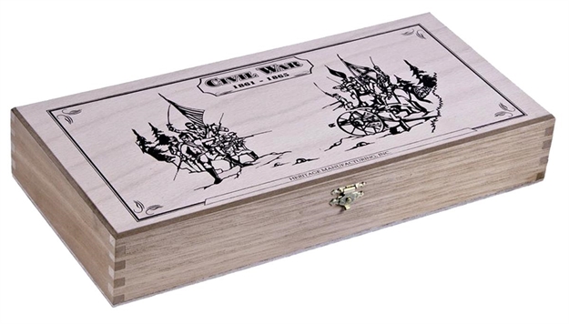 Picture of Heritage Mfg Hcbcw The Civil War Gun Box Cedar Brown