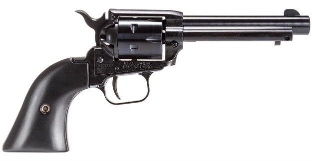 Picture of  Heritage Mfg Rr22b4-Bbk Rough Rider  22 LR 6 Shot 4.75" Black Oxide Alloy Steel Barrel, Black Zinc Alloy Frame, Black Oxide Cylinder, Black Laminate Wood Grip 727962707081
