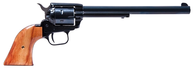 Picture of  Heritage Mfg Rr22mb9 Rough Rider  22 Lr/22 Wmr 6 Shot, 9" Black Steel Barrel, Black Zinc Alloy Frame, Black Cylinder, Cocobolo Grip, Exposed Hammer