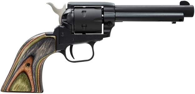 Picture of Heritage Rough Rider Small Bore Revolver 22Lr|22Wmr Combo, 4.75 In, Camo Laminate Cocobolo Grp, 6 Rnd, Std Blk Satin Frame RR22MBS4 727962506219
