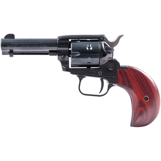 Picture of  Heritage Mfg Rr22mb3bh Rough Rider  22 Lr/22 Wmr 6 Shot, 3.50" Black Steel Barrel, Cylinder & Zinc Alloy Frame, Cocobolo Bird Head Grip, Hammer/Thumb Safety, Exposed Hammer