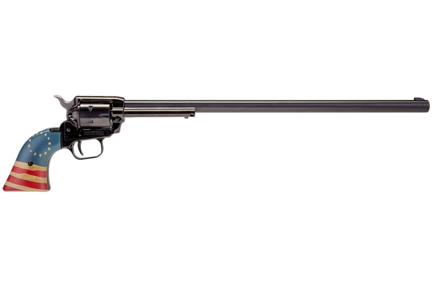 Picture of Heritage Rough Rider Revolver, 22 Lr, 16" Bbl, Blued, Honor Betsy Ross Grips, 6-Round RR22B16-HBR 727962703786