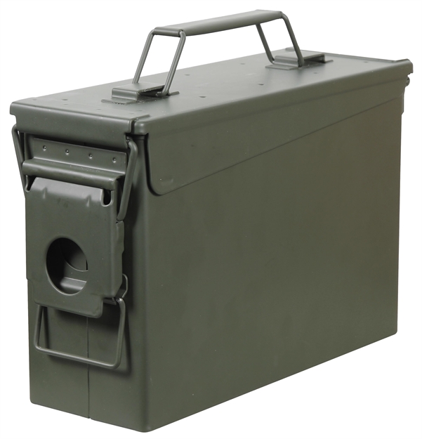 Picture of Heritage Safe 30B Fortress Ammo Can 30 Caliber Polypropylene Green