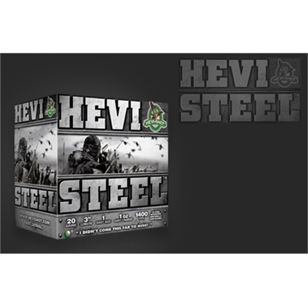 Picture of Hevishot Hevi-Steel Shotshell 12 Ga, 3 In, No. 3, 1-1/4Oz, 1500 Fps, 25 Rnd Per Box 816383600030