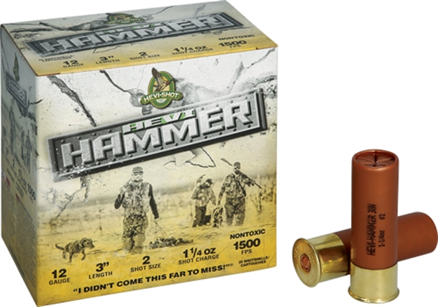 Picture of Hevi-Shot Heavy Hammer 12Ga 3" 1-1/4Oz #2 25Rd 10Bx/Cs HS28002