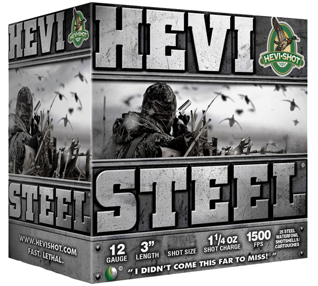 Picture of Hevishot Hevi-Steel Shotshell 12 Ga, 3 In, No. 1, 1-1/4Oz, 1500 Fps, 25 Rnd Per Box 60001