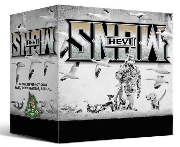 Picture of Hevishot 25002 Hevi-Snow Waterfowl 12 Gauge 3.5" 1-3/8 OZ 2 Shot 25 Bx/ 10 CS