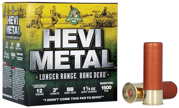 Picture of  Hevi-Metal Hs38088 Hevi-Metal Longer Range 12Gauge 3" 1 1/4Oz Bbshot 25 Per Box/10 Case 816383002827