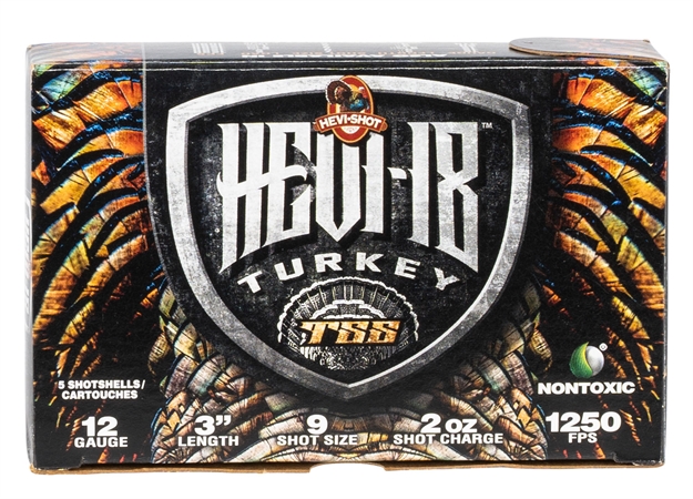 Picture of Hevishot(Environ Metal) Hevi 18 Tss Turkey Shotshell 12 Ga, 3", 2 Oz, #9, 1250 Fps, 5 Rnd 4009