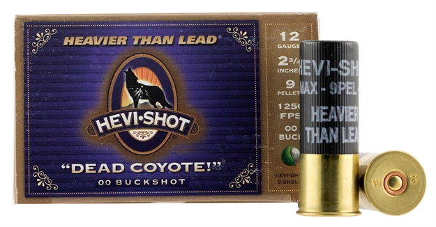 Picture of Hevishot 42209 Dead Coyote 12Ga 1-1/8 OZ 00 Buck Shot 2.75" 5Box/20Case