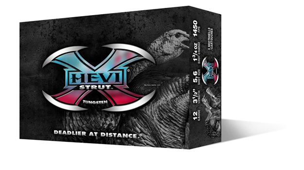 Picture of Hevishot 44356 Hevi-X Strut 12 Gauge 3.5" 1-3/4 OZ 6 Shot 5 Bx/ 10 CS