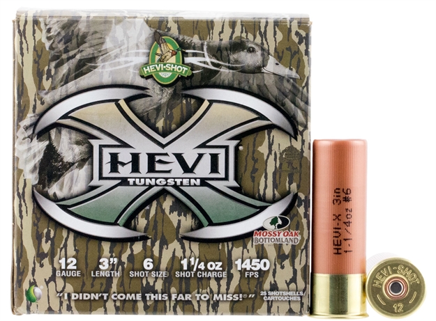 Picture of Hevishot 50306 Hevi-X  
12 Gauge 3" 1-1/4 OZ 6 Shot 25 Bx/ 10 CS