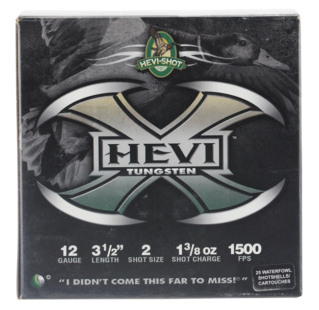 Picture of Hevishot Hevi-X 12 Gauge 3.5", 1.375 Oz.,#2- 25 Count Box