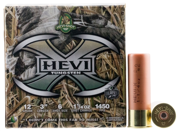 Picture of Hevishot 50366 Hevi-X  
12 Gauge 3" 1-1/4 OZ 6 Shot 25 Bx/ 10 CS