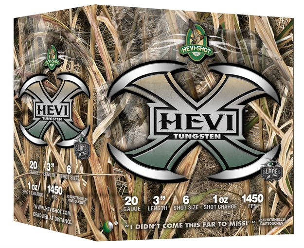 Picture of Hevishot 52366 Hevi-X  
20 Gauge 3" 1 OZ 6 Shot 25 Bx/ 10 CS