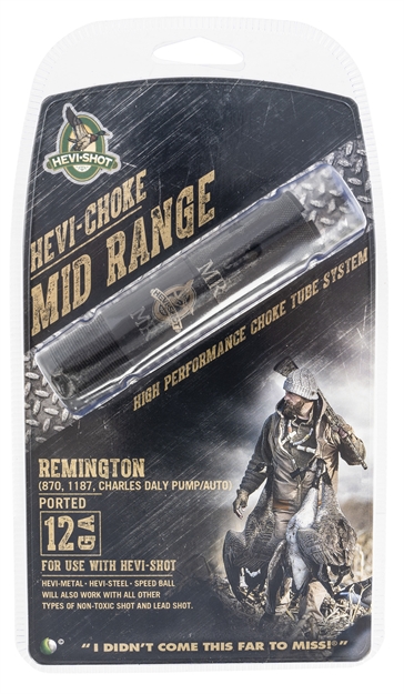 Picture of Hevishot 550121 Hevi-Choke Waterfowl 
Rem Choke 12 Gauge Mid-Range 17-4 Stainless Steel Black