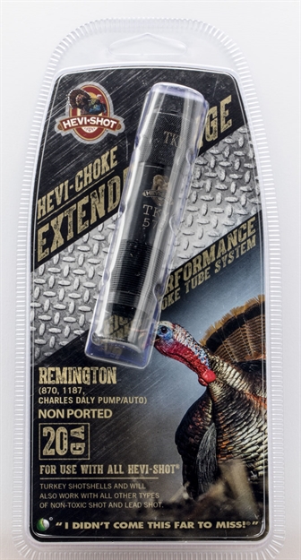 Picture of Hevi-Shot 82021 Hevi-Choke Turkey Rem Choke 20 Gauge 17-4 Stainless Steel Black (Non-Ported)
