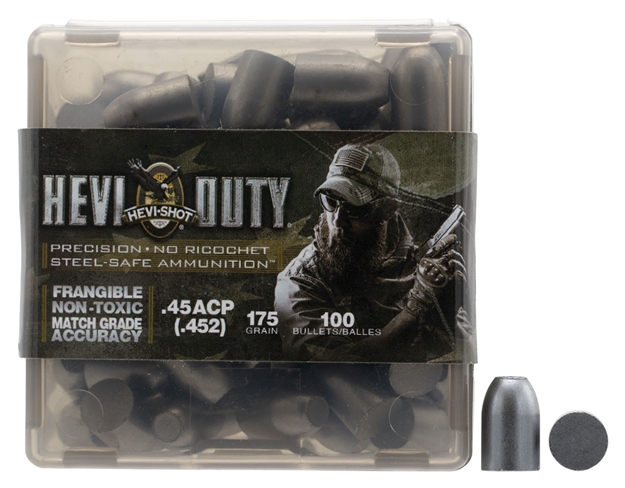 Picture of Hevishot 90452 Heavy Duty  
45 Caliber .452 Steel Frangible 100 Round Per Box/10 Boxes Per Case