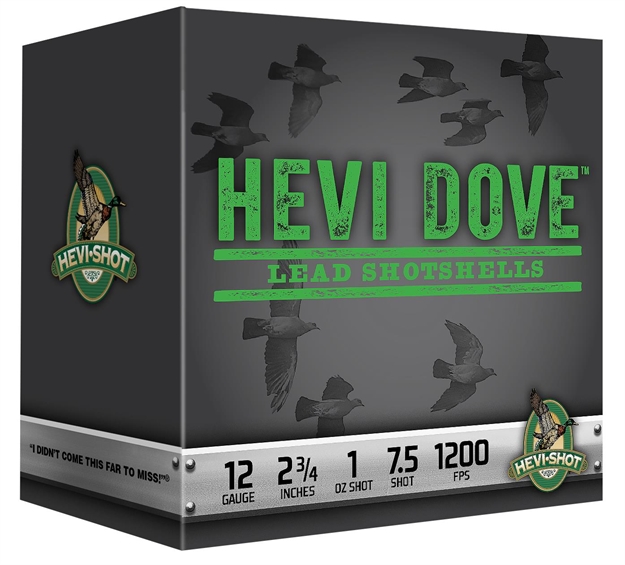 Picture of Hevishot 92075 Hevi-Dove 20 Gauge 2.75" 7/8 OZ 7.5 Shot 25Bx/10Cs