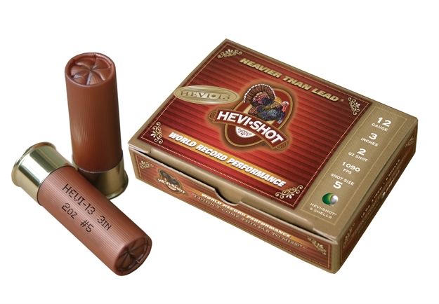 Picture of Hevishot Hevi-13 Shotshell 12 Ga, 3 In, No. 5, 2 Oz, 1090 Fps, 5 Rnd Per Box