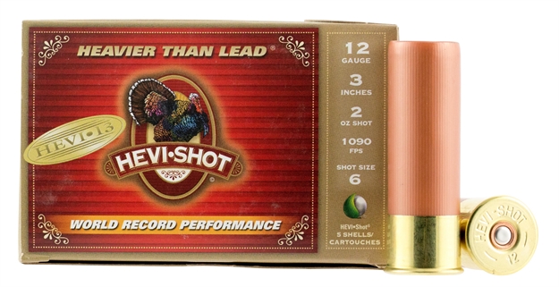 Picture of Hevishot Hevi-13 Shotshell 12 Ga, 3 In, No. 6, 2 Oz, Max Dr, 1090 Fps, 5 Rnd Per Box